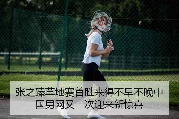 张之臻草地赛首胜来得不早不晚中国男网又一次迎来新惊喜